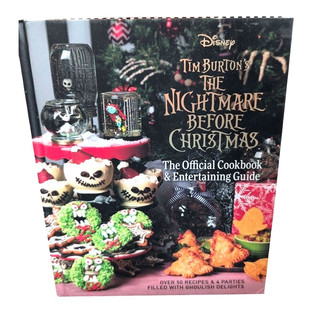 The Nightmare Before Christmas Official Cookbook & Entertaining Guide W/ Apron